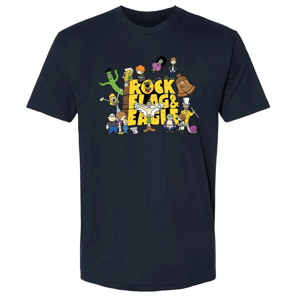 Rock Flag Eagle Premium Unisex T-shirt - 13