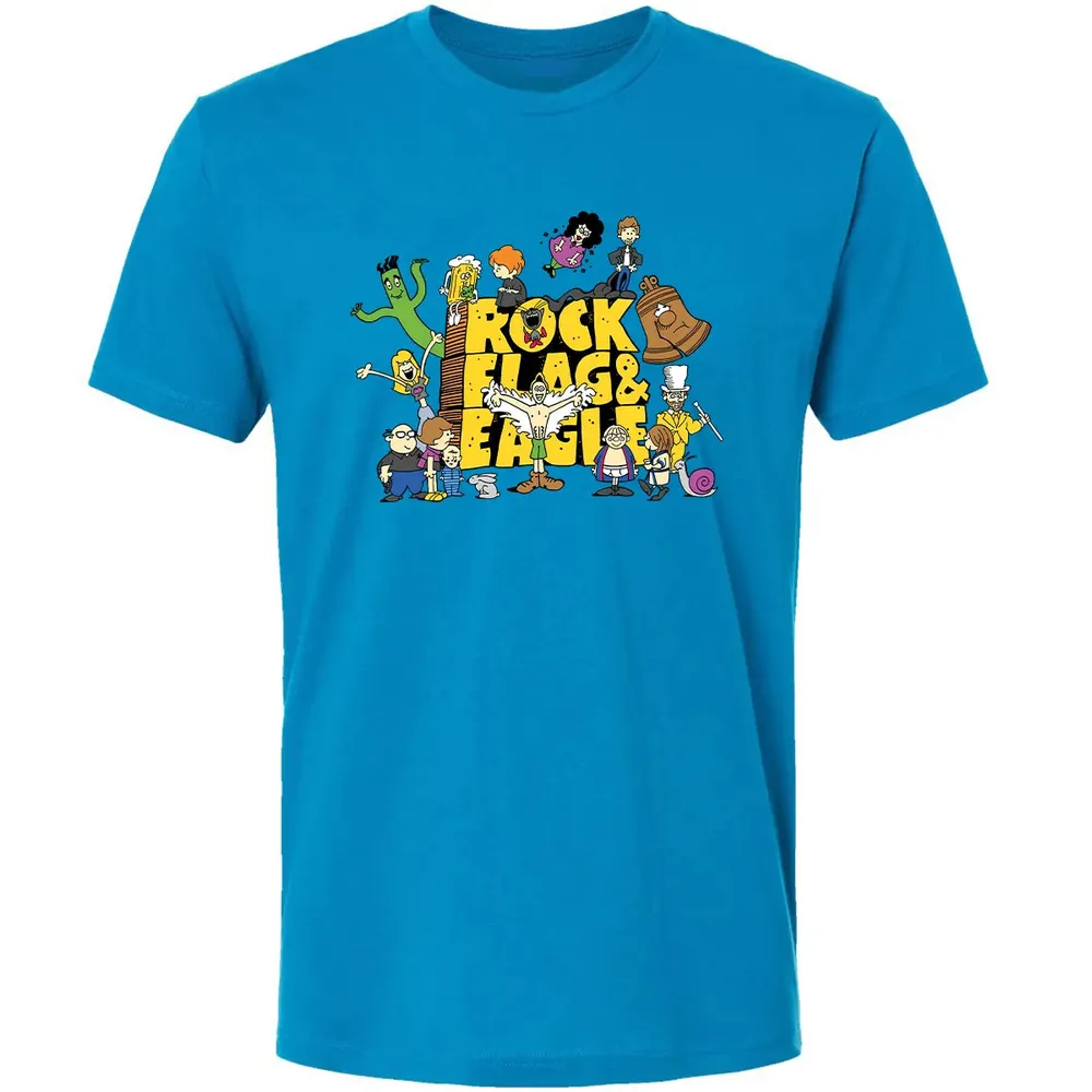 Rock Flag Eagle Premium Unisex T-shirt - 4