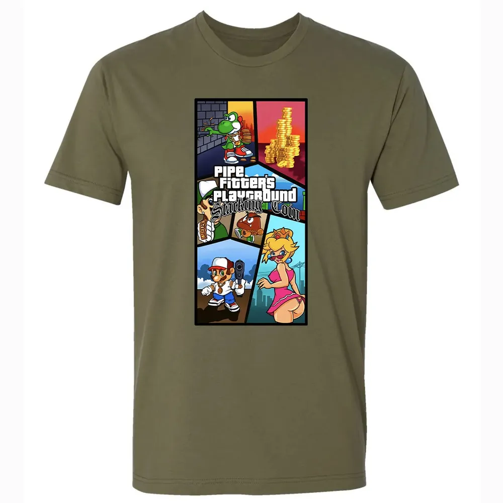 Pipe Fitterâ€™s Playground Premium Unisex T-shirt - 5