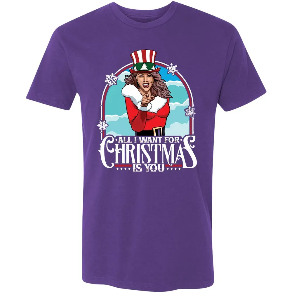 All I Want For Christmas Is You Premium Unisex T-shirt - 7