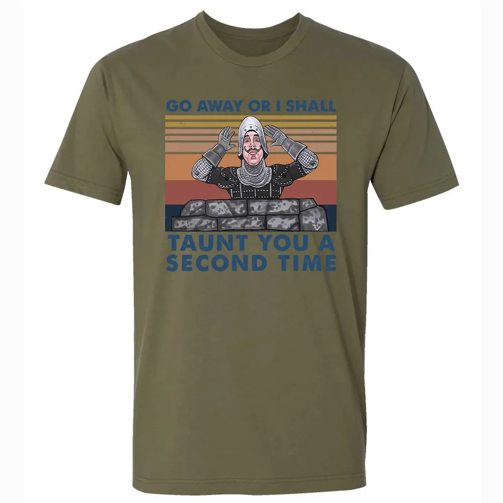 Go Away Or I Shall Taunt You A Second Time Premium Unisex T-shirt - 5