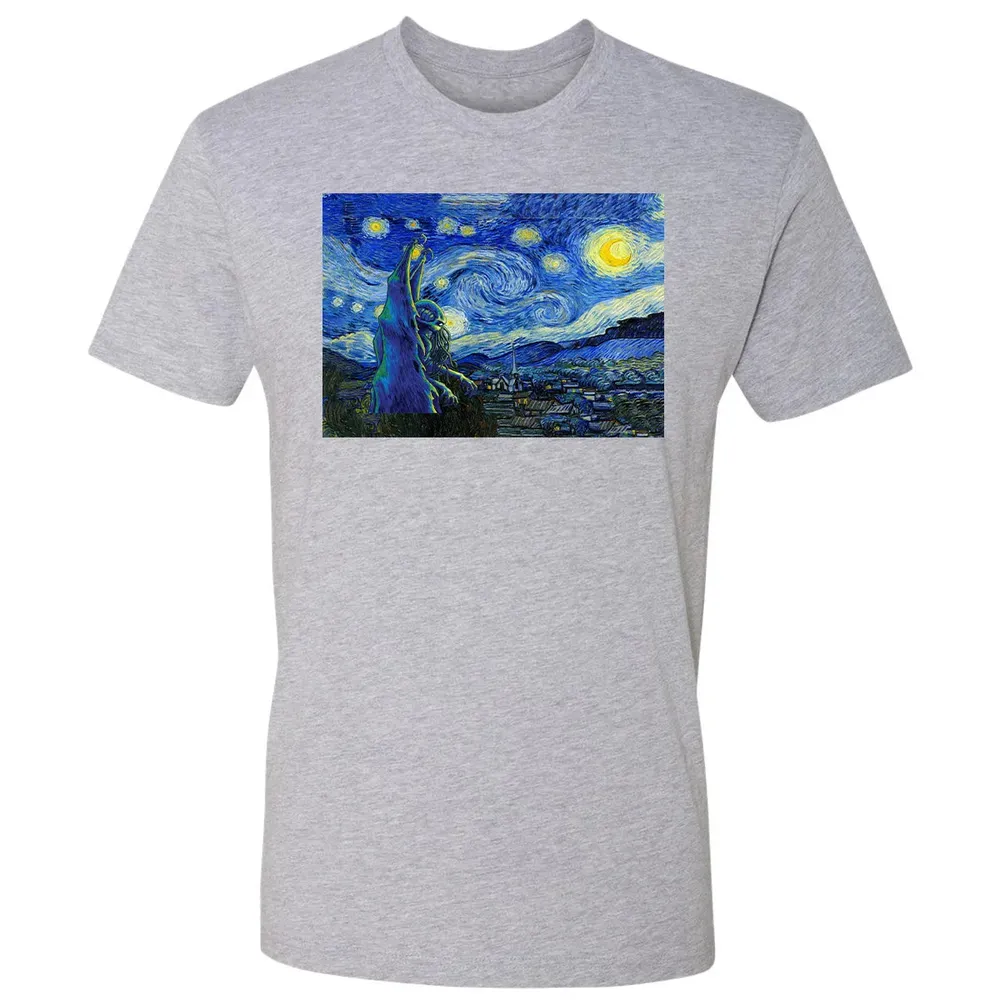Cthulhu In Starry Night Premium Unisex T-shirt - 9