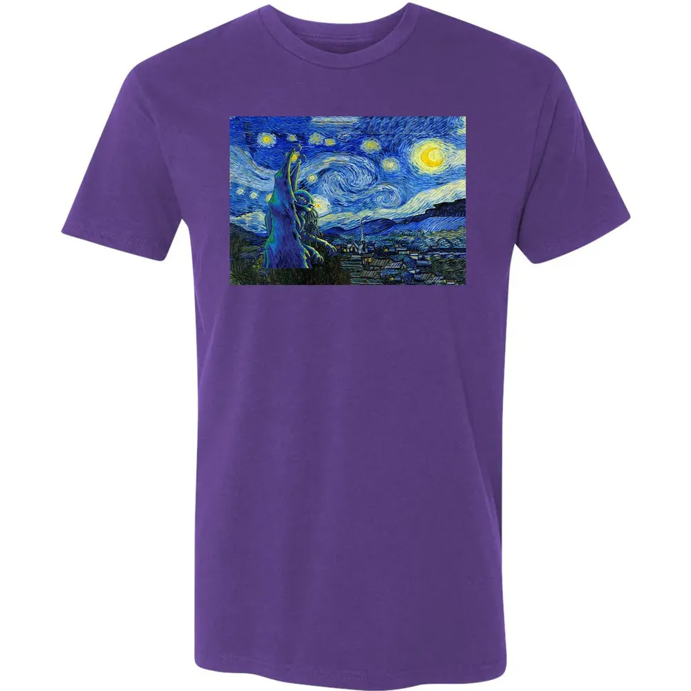 Cthulhu In Starry Night Premium Unisex T-shirt - 7