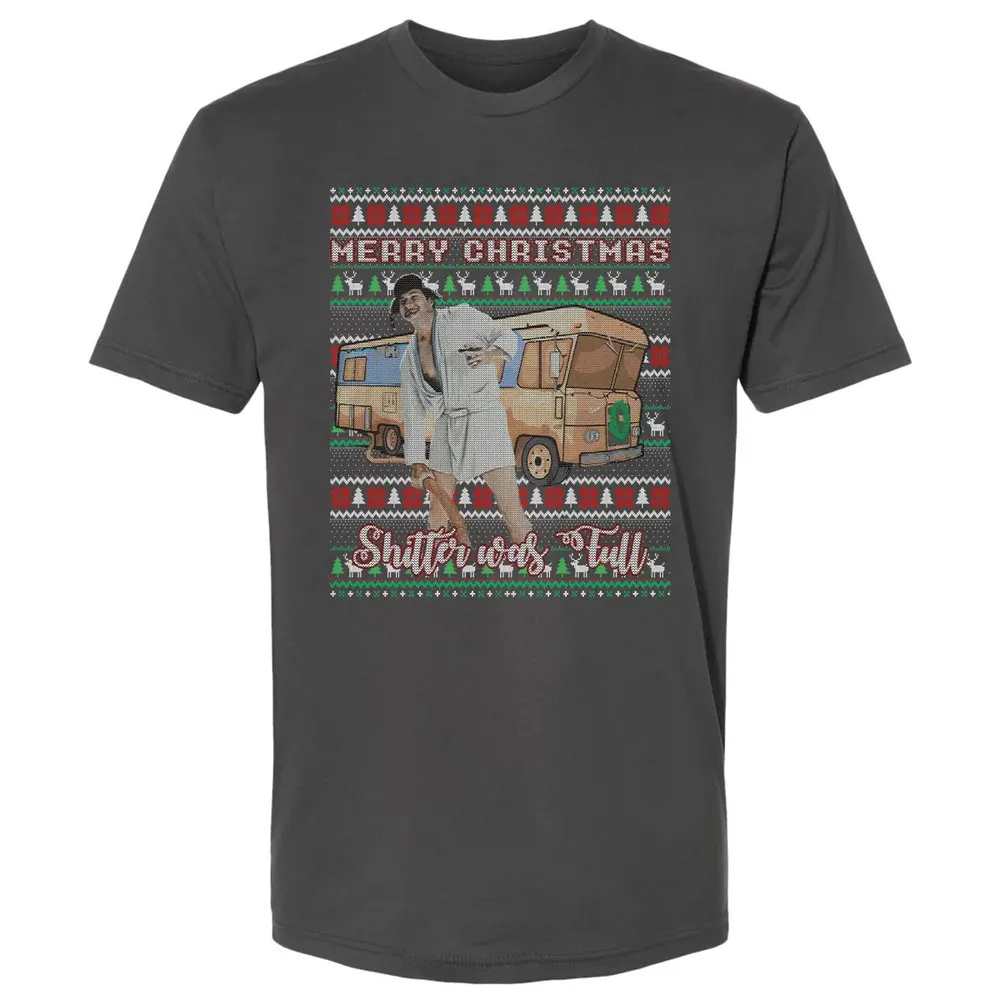 Merry Christmas Shitter Was Full Premium Unisex T-shirt - 8