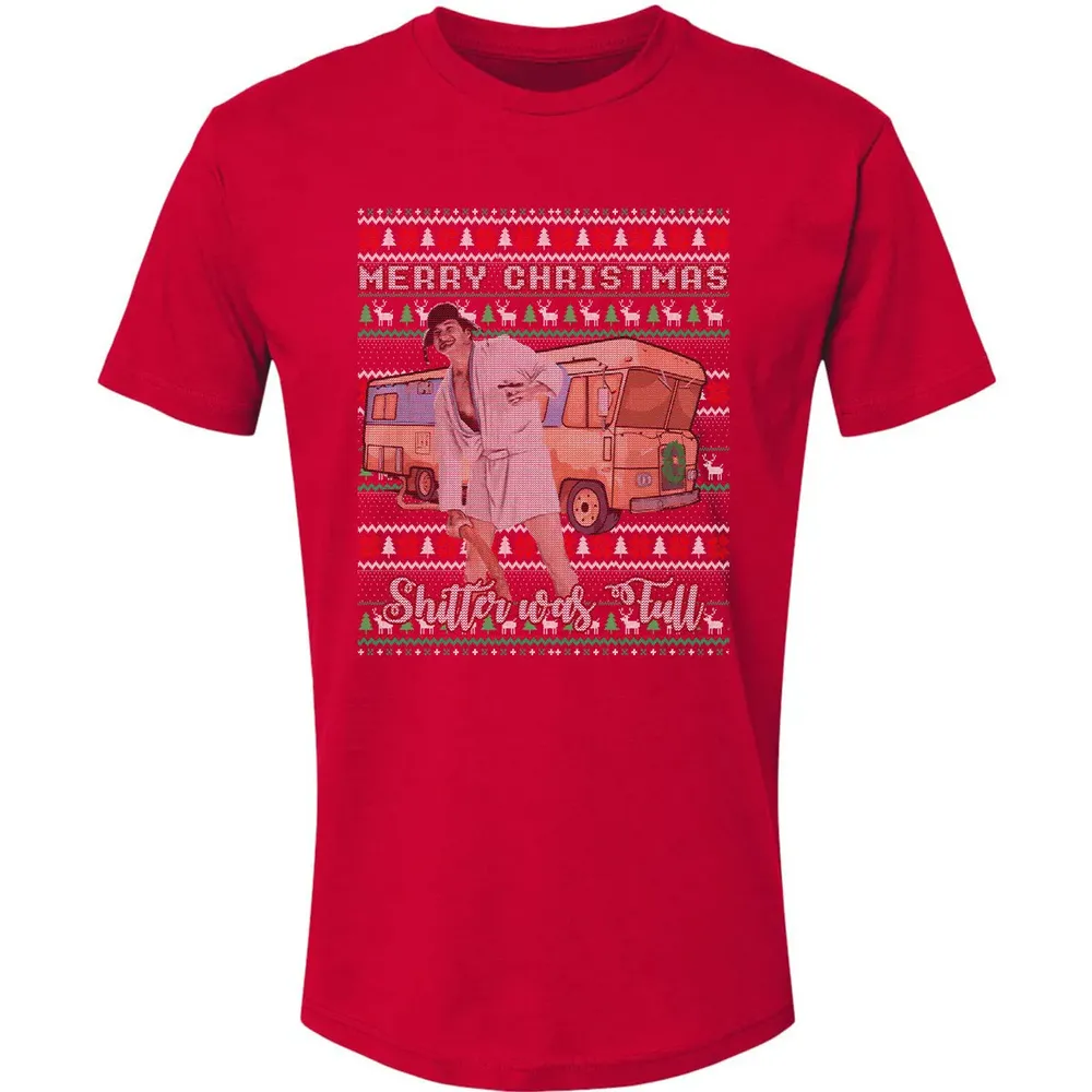 Merry Christmas Shitter Was Full Premium Unisex T-shirt - 6