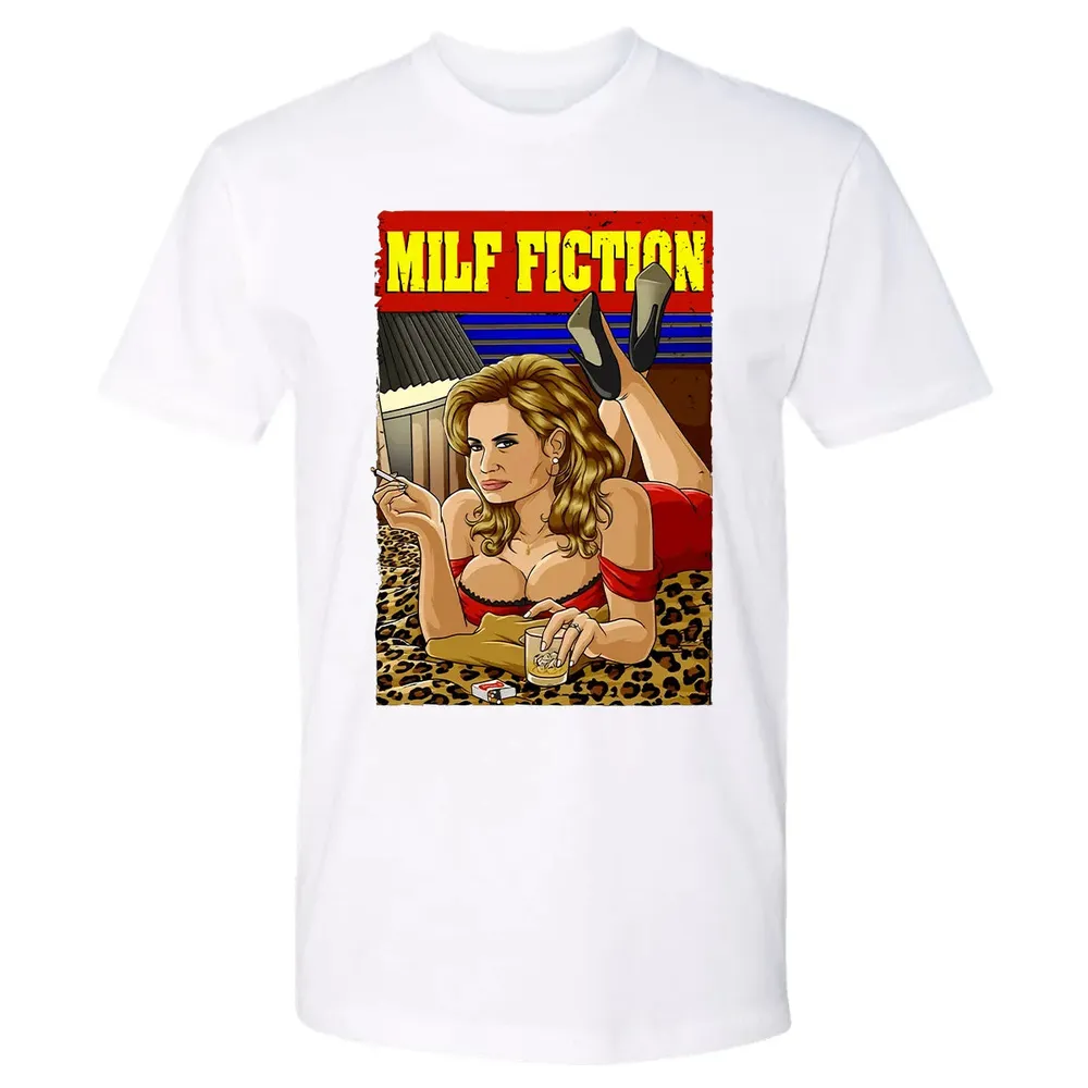 Milf Fiction Premium Unisex T-shirt - 4