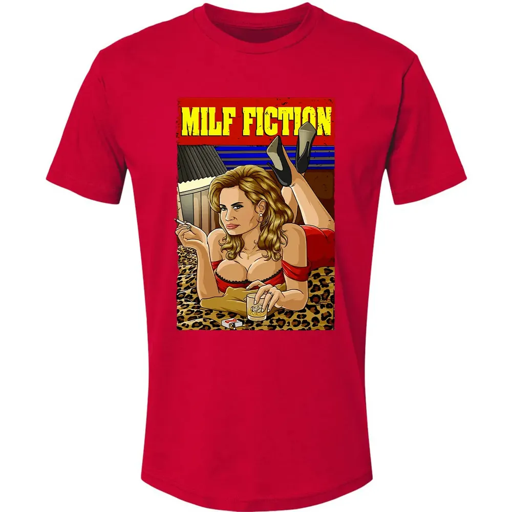 Milf Fiction Premium Unisex T-shirt - 6