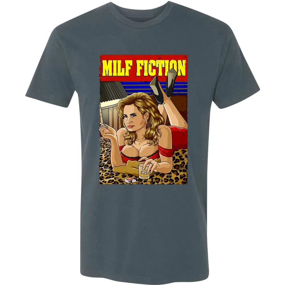 Milf Fiction Premium Unisex T-shirt - 14