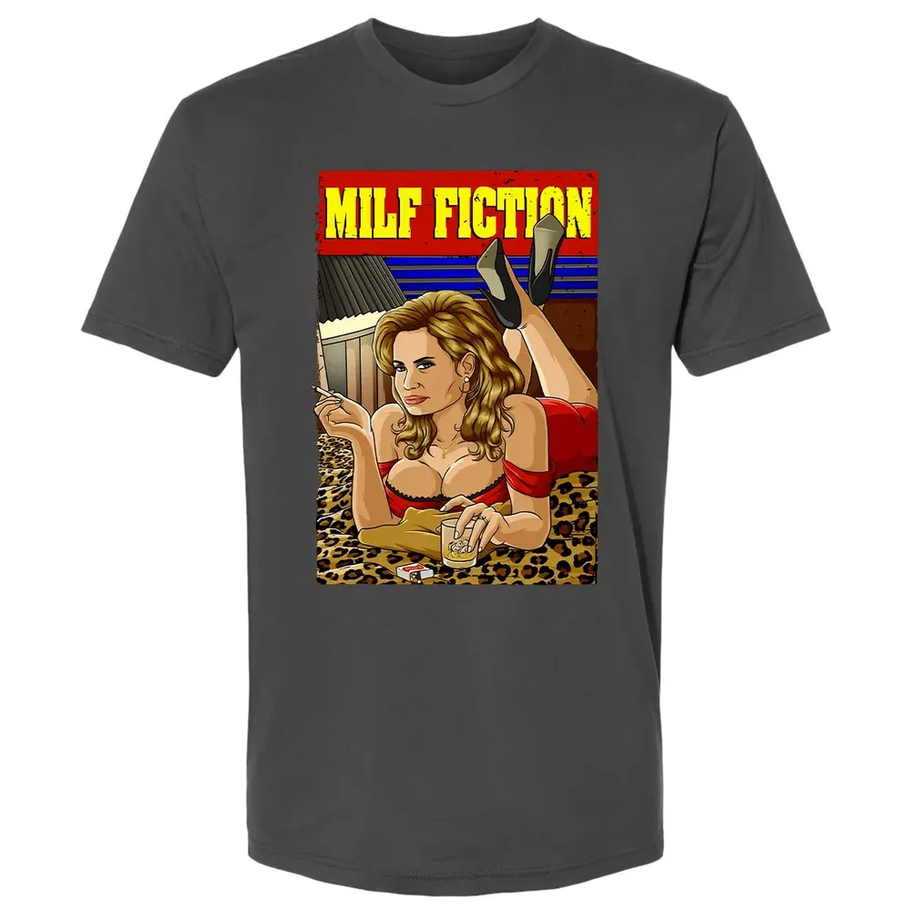 Milf Fiction Premium Unisex T-shirt - 8