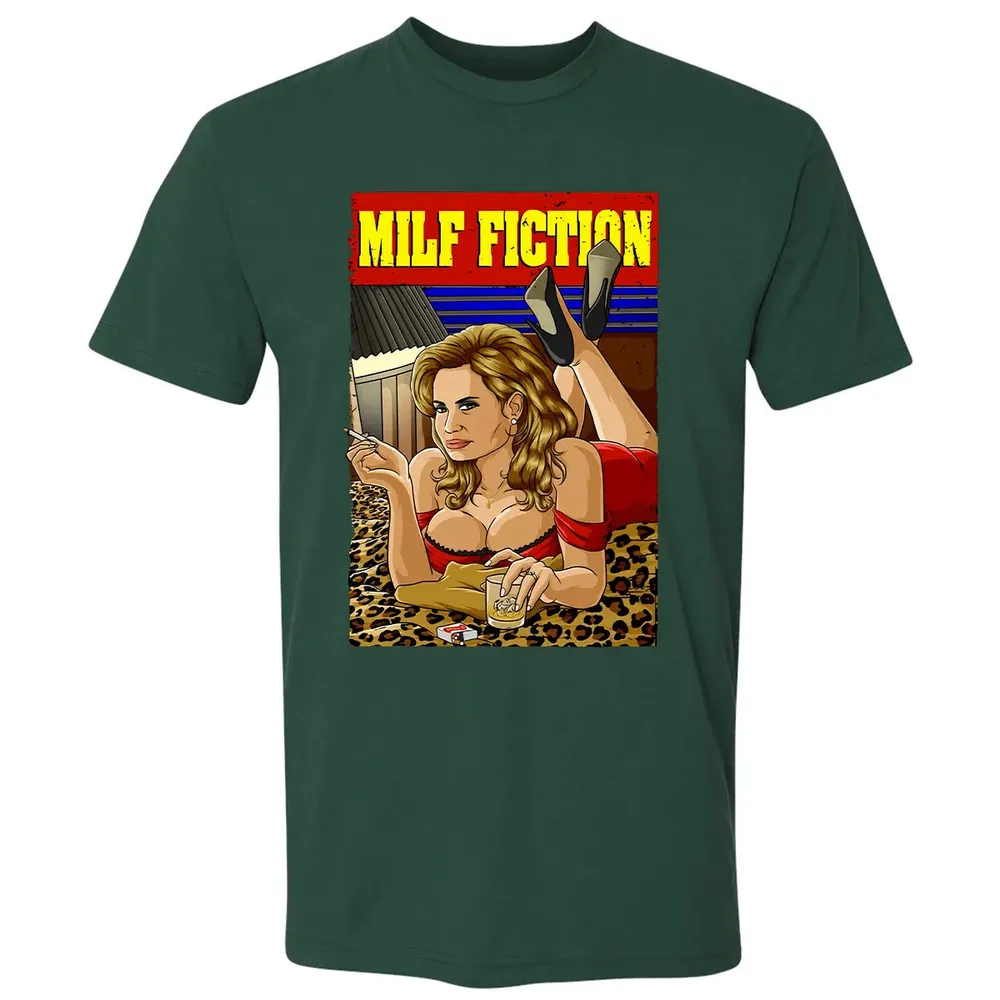 Milf Fiction Premium Unisex T-shirt - 12