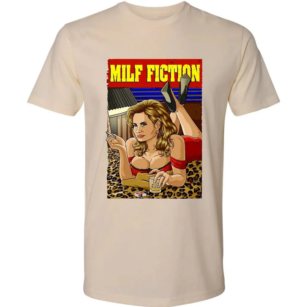 Milf Fiction Premium Unisex T-shirt - 13