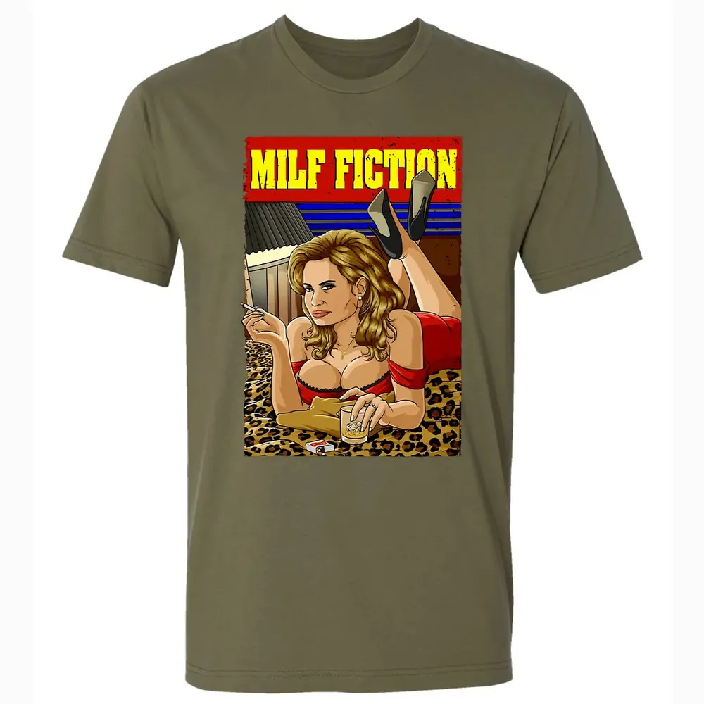 Milf Fiction Premium Unisex T-shirt - 5