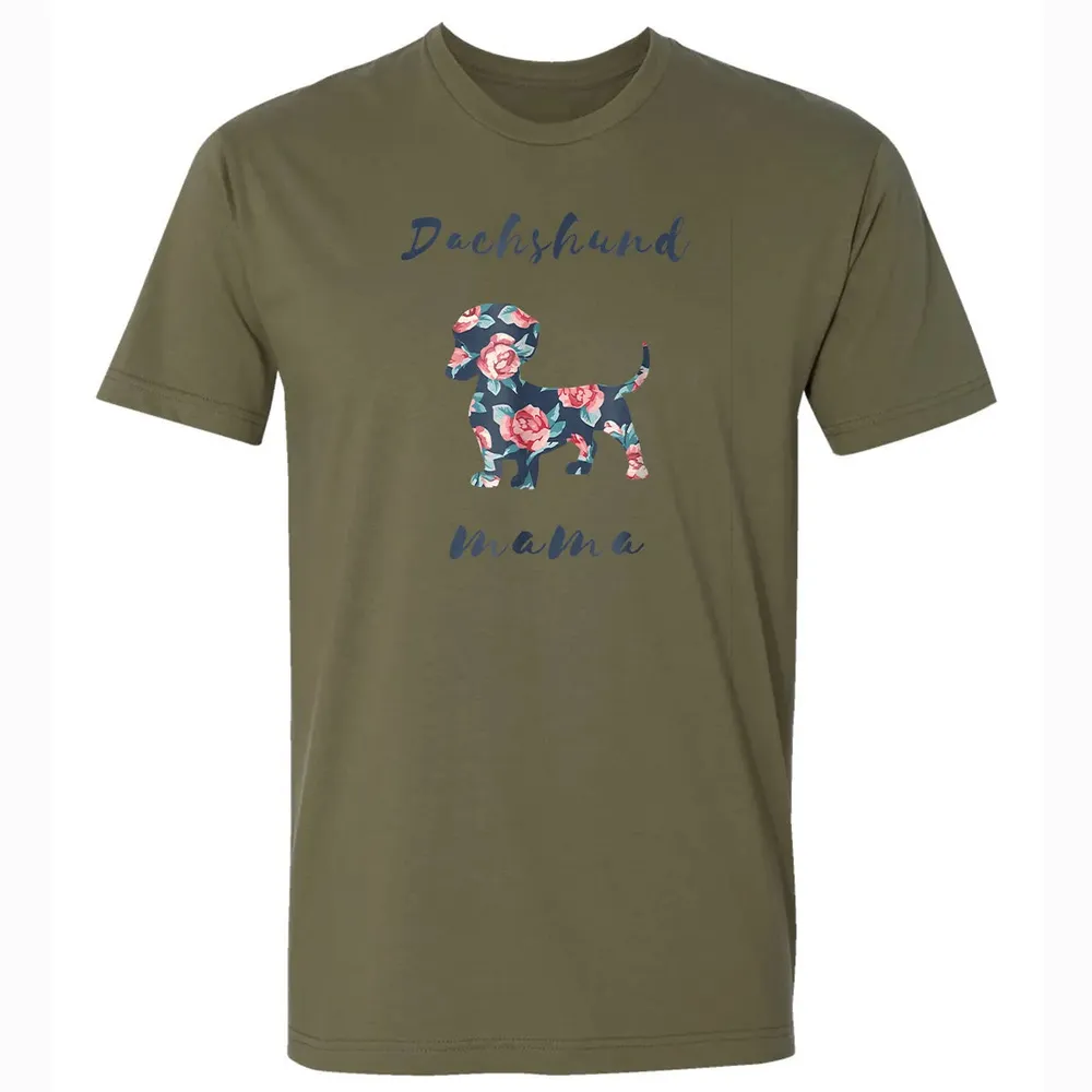 Dachshund Mom  Gift For Women, Dachshund Gifts Premium Unisex T-shirt - 5