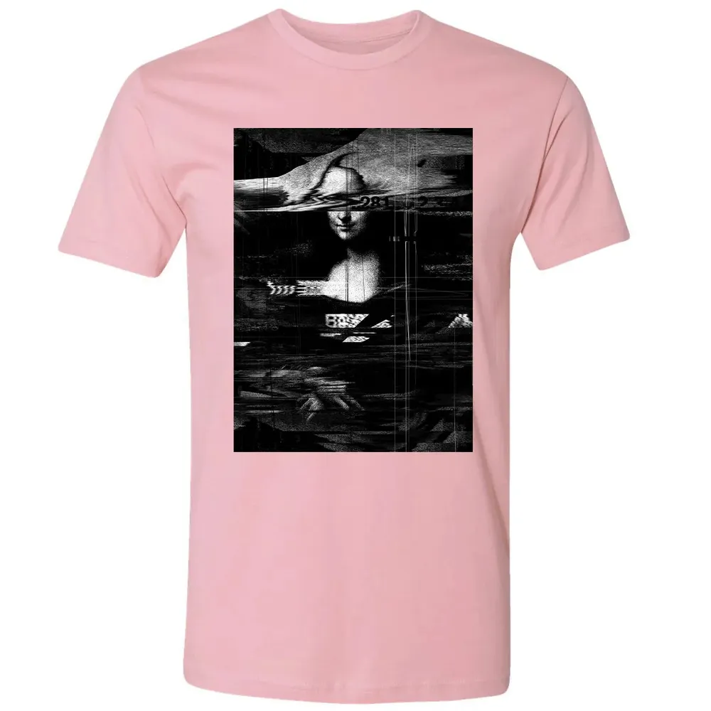 MONA LISA GLITCH Premium Unisex T-shirt - 3