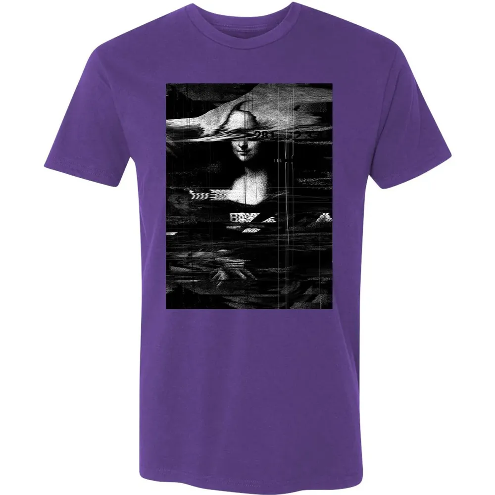 MONA LISA GLITCH Premium Unisex T-shirt - 7