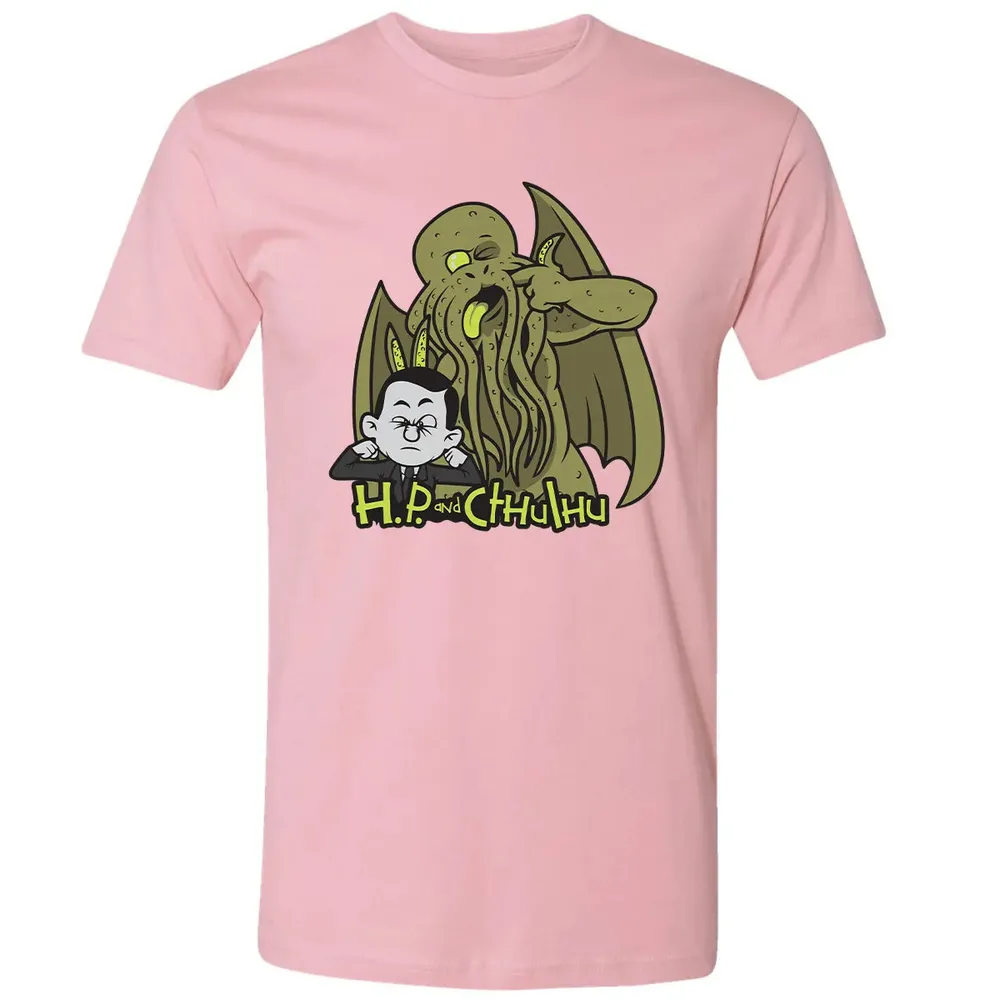 H.P and Cthulhu Premium Unisex T-shirt - 3