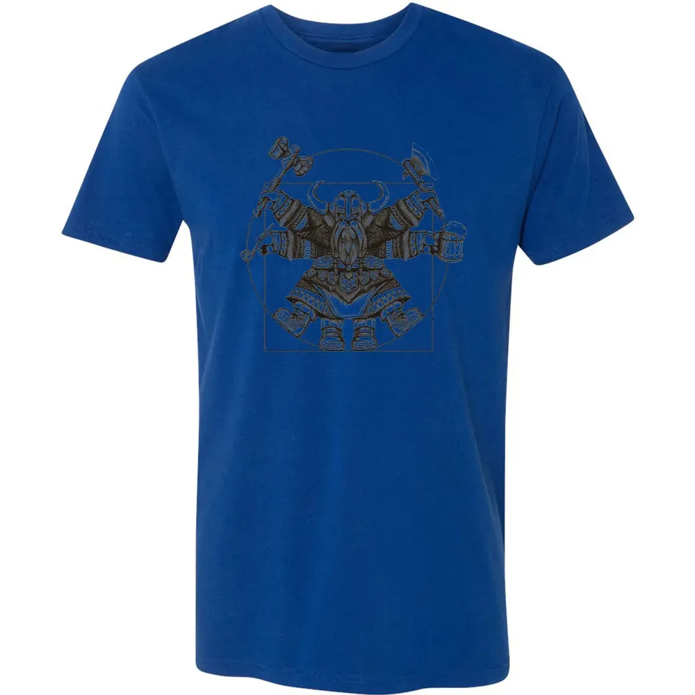 Vitruvian Dwarf Premium Unisex T-shirt - 10