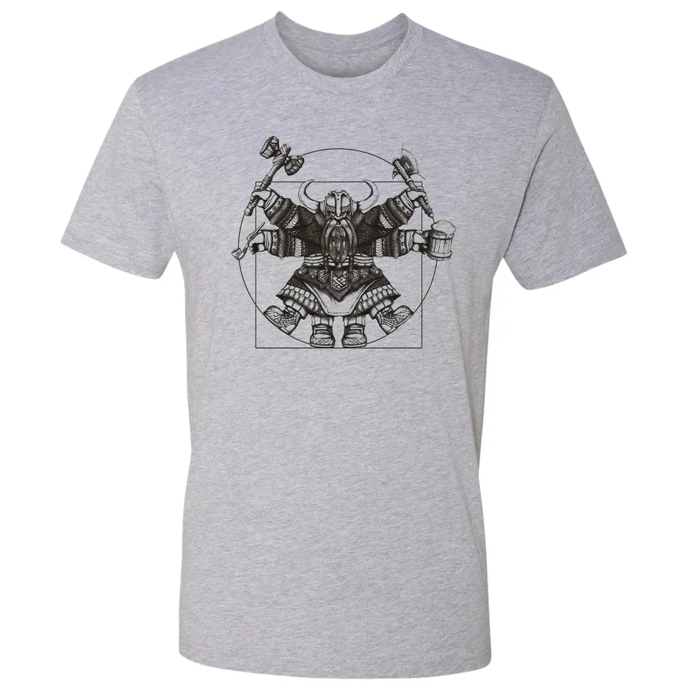 Vitruvian Dwarf Premium Unisex T-shirt - 9