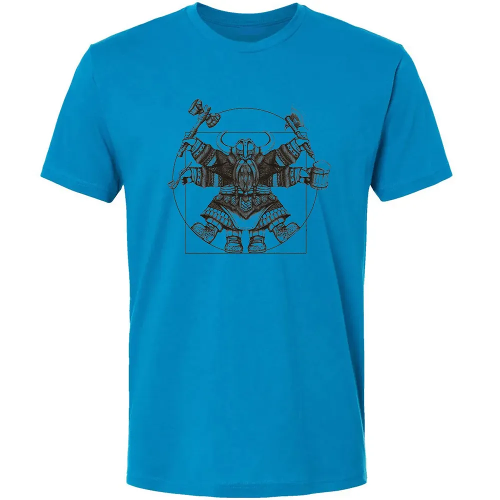 Vitruvian Dwarf Premium Unisex T-shirt - 4