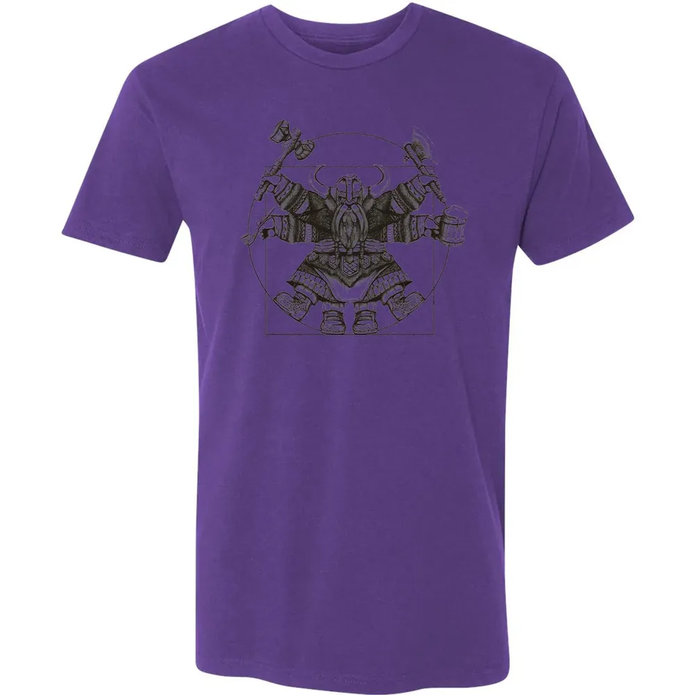 Vitruvian Dwarf Premium Unisex T-shirt - 7