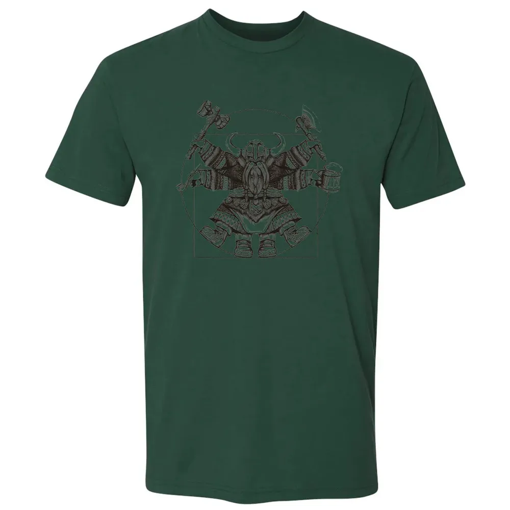 Vitruvian Dwarf Premium Unisex T-shirt - 12