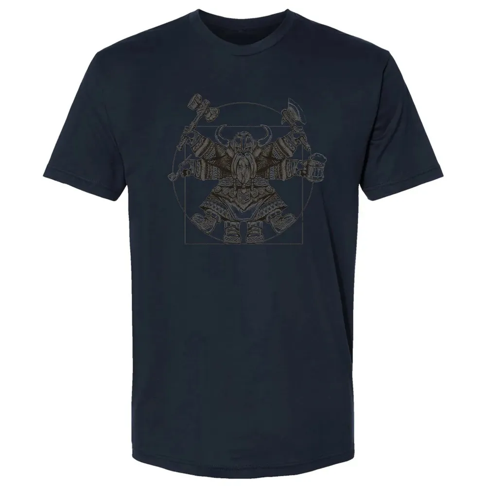 Vitruvian Dwarf Premium Unisex T-shirt - 13