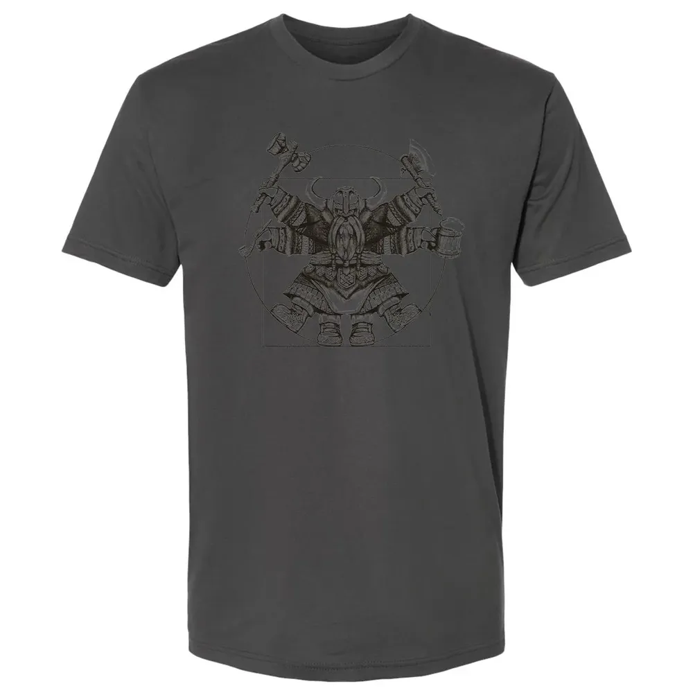 Vitruvian Dwarf Premium Unisex T-shirt - 8