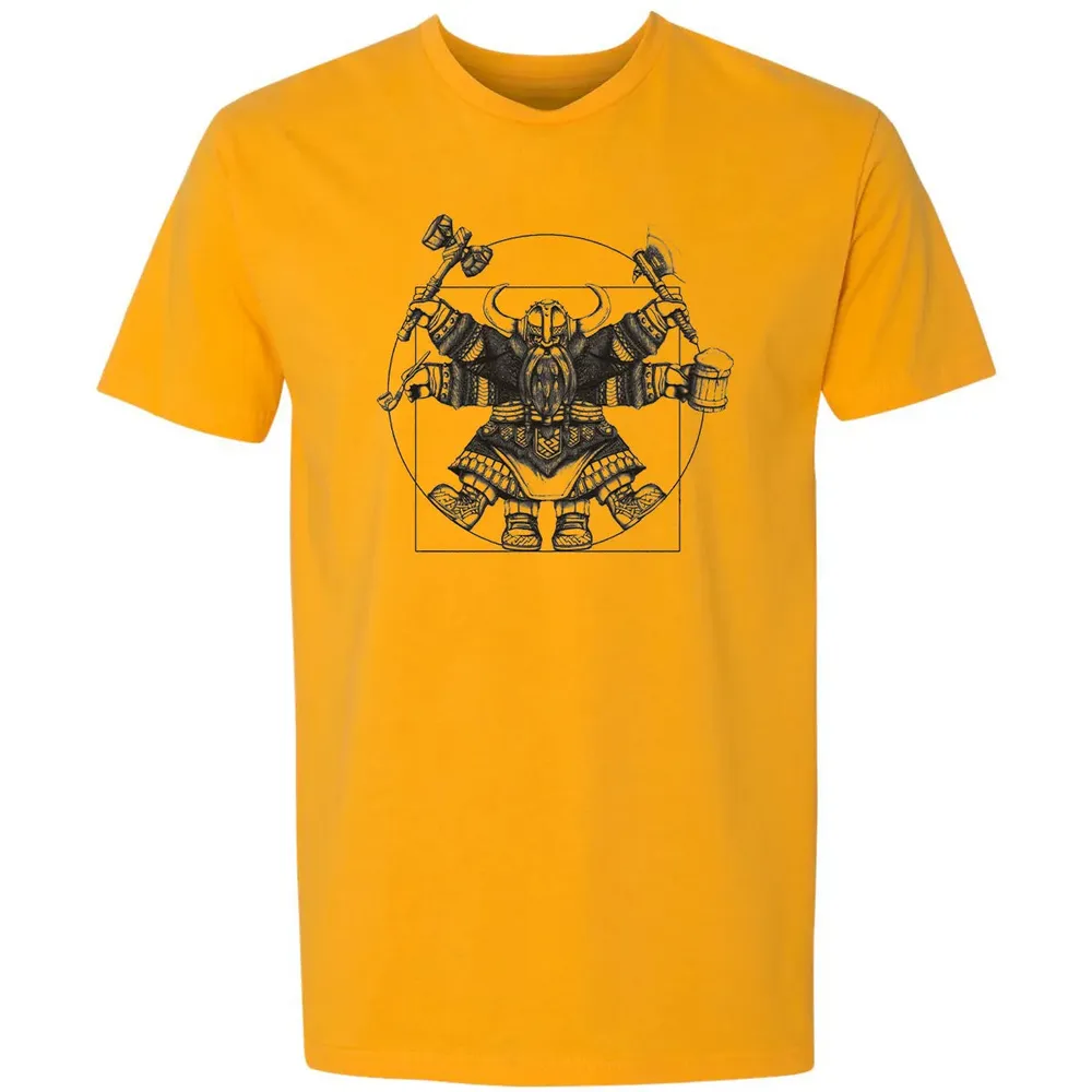 Vitruvian Dwarf Premium Unisex T-shirt - 11