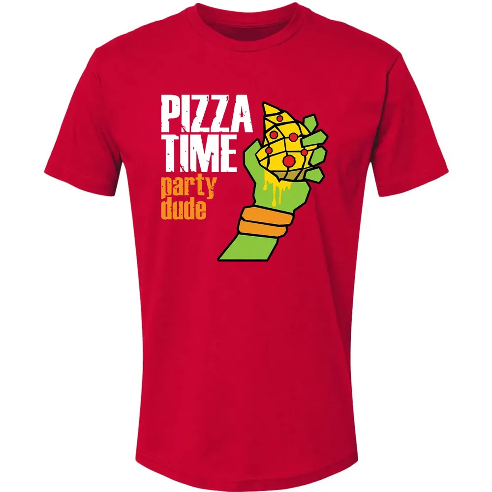 Pizza Time Party Dude Premium Unisex T-shirt - 6