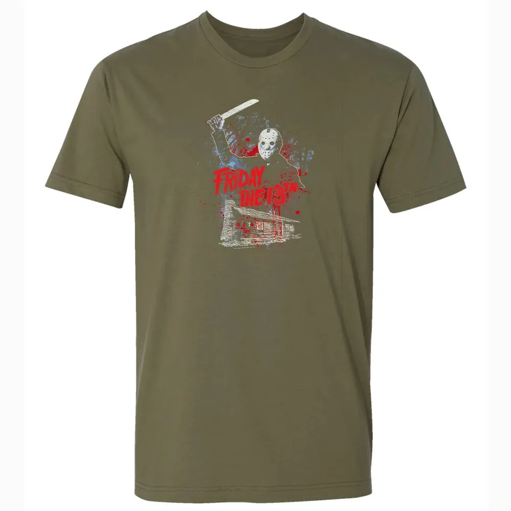 Friday the 13th Jason Cabin Premium Unisex T-shirt - 5