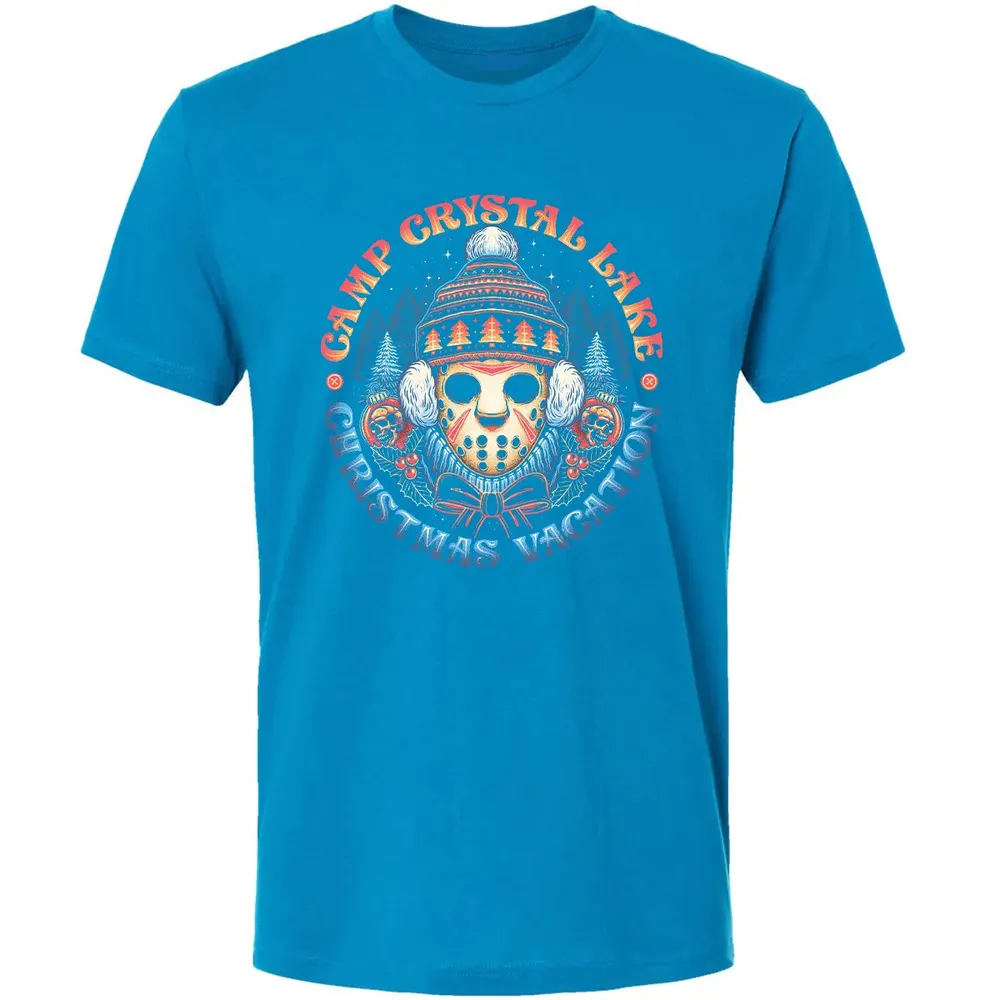 Camp Crystal Lake Christmas Vacation Premium Unisex T-shirt - 15