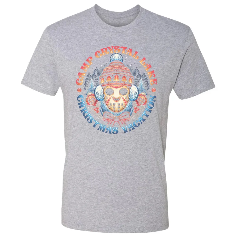 Camp Crystal Lake Christmas Vacation Premium Unisex T-shirt - 9
