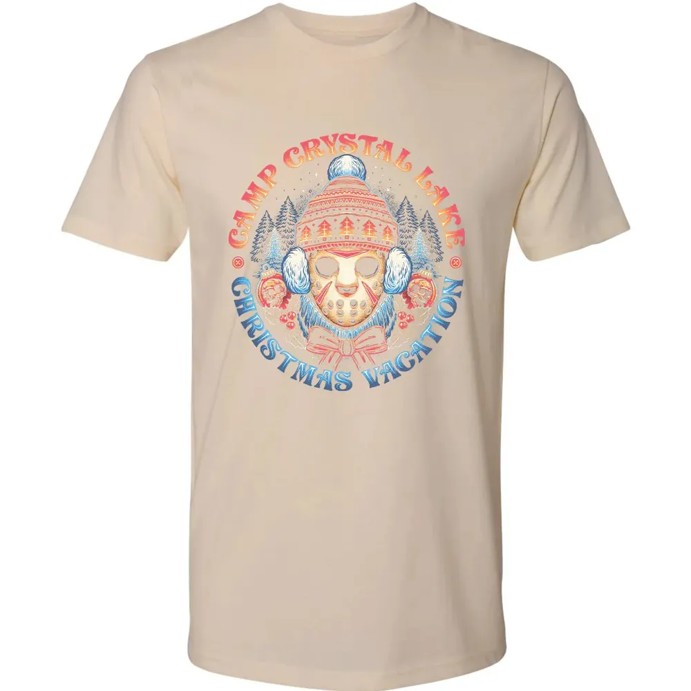 Camp Crystal Lake Christmas Vacation Premium Unisex T-shirt - 13