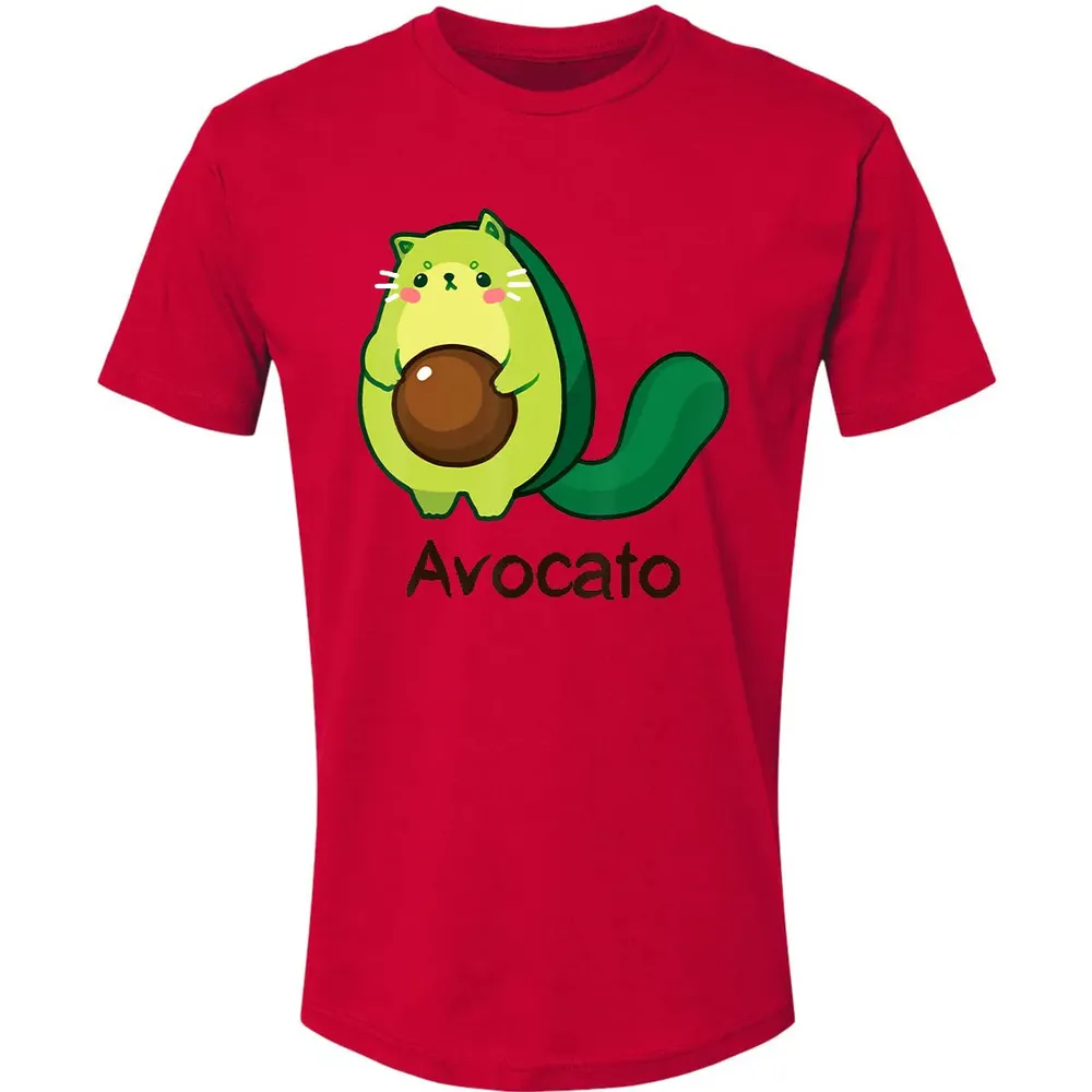Avocato Avocado Cat Avogato Kitten Kitty Whiskers Cute Funny Premium Unisex T-shirt - 6