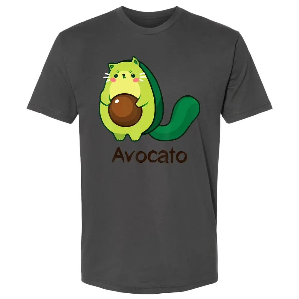 Avocato Avocado Cat Avogato Kitten Kitty Whiskers Cute Funny Premium Unisex T-shirt - 8