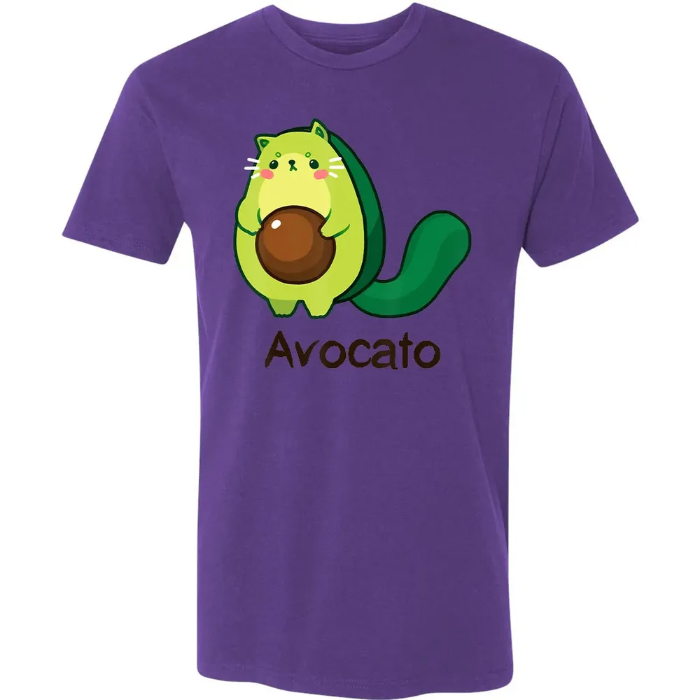 Avocato Avocado Cat Avogato Kitten Kitty Whiskers Cute Funny Premium Unisex T-shirt - 7
