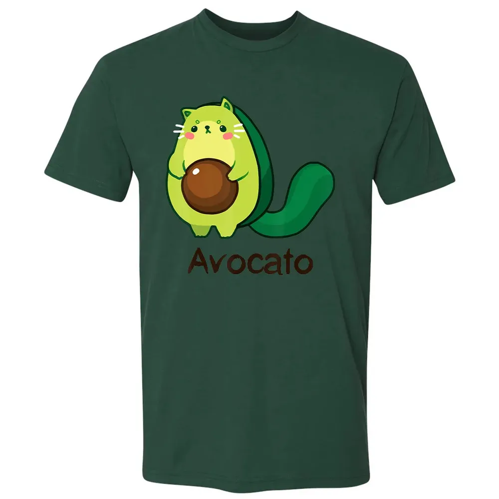 Avocato Avocado Cat Avogato Kitten Kitty Whiskers Cute Funny Premium Unisex T-shirt - 12