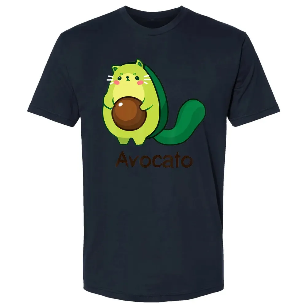 Avocato Avocado Cat Avogato Kitten Kitty Whiskers Cute Funny Premium Unisex T-shirt - 2