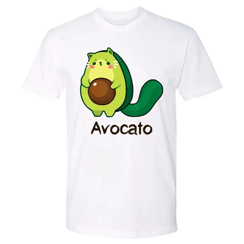 Avocato Avocado Cat Avogato Kitten Kitty Whiskers Cute Funny Premium Unisex T-shirt - 4