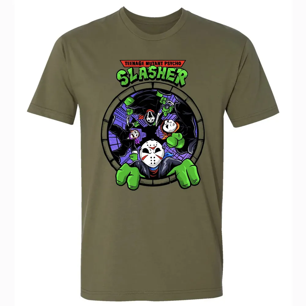 nage Mutant Psycho Slasher Premium Unisex T-shirt - 5