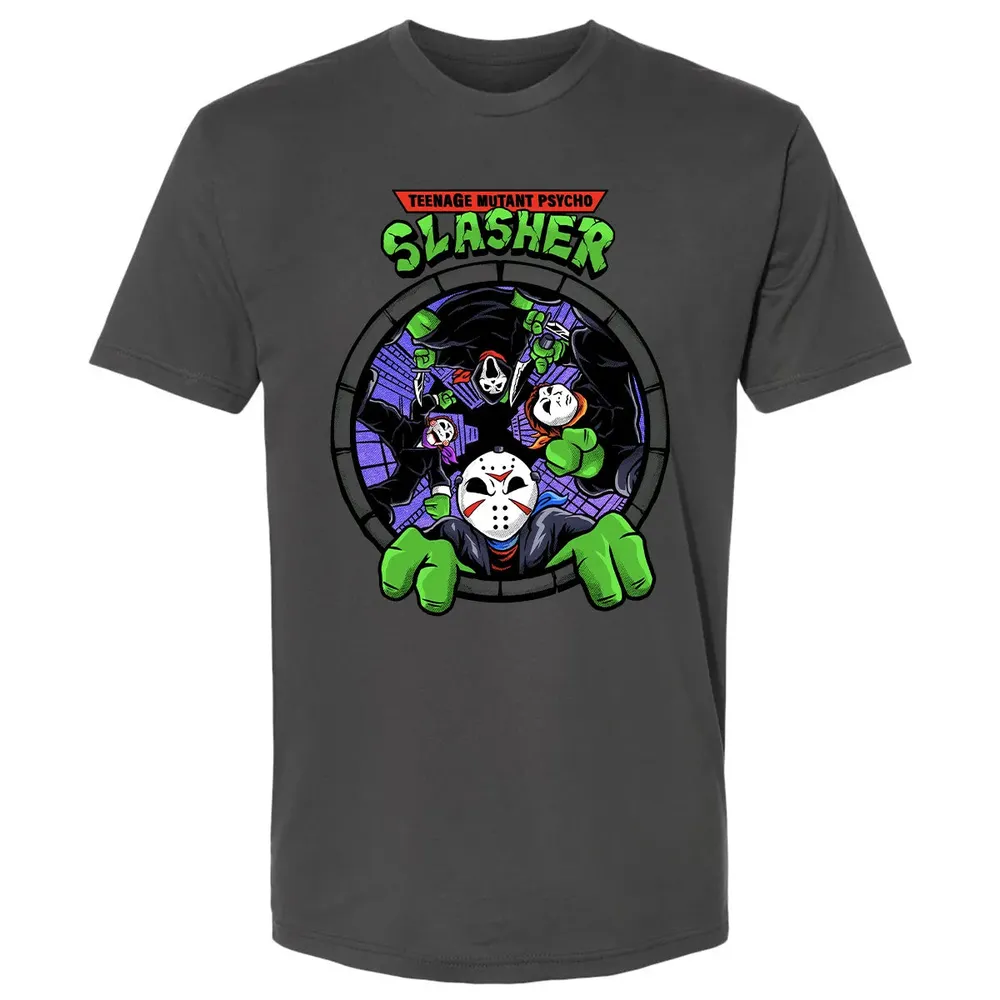 nage Mutant Psycho Slasher Premium Unisex T-shirt - 8