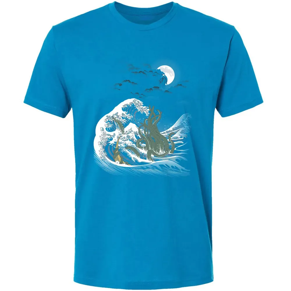 Wave Off R'lyeh Premium Unisex T-shirt - 15