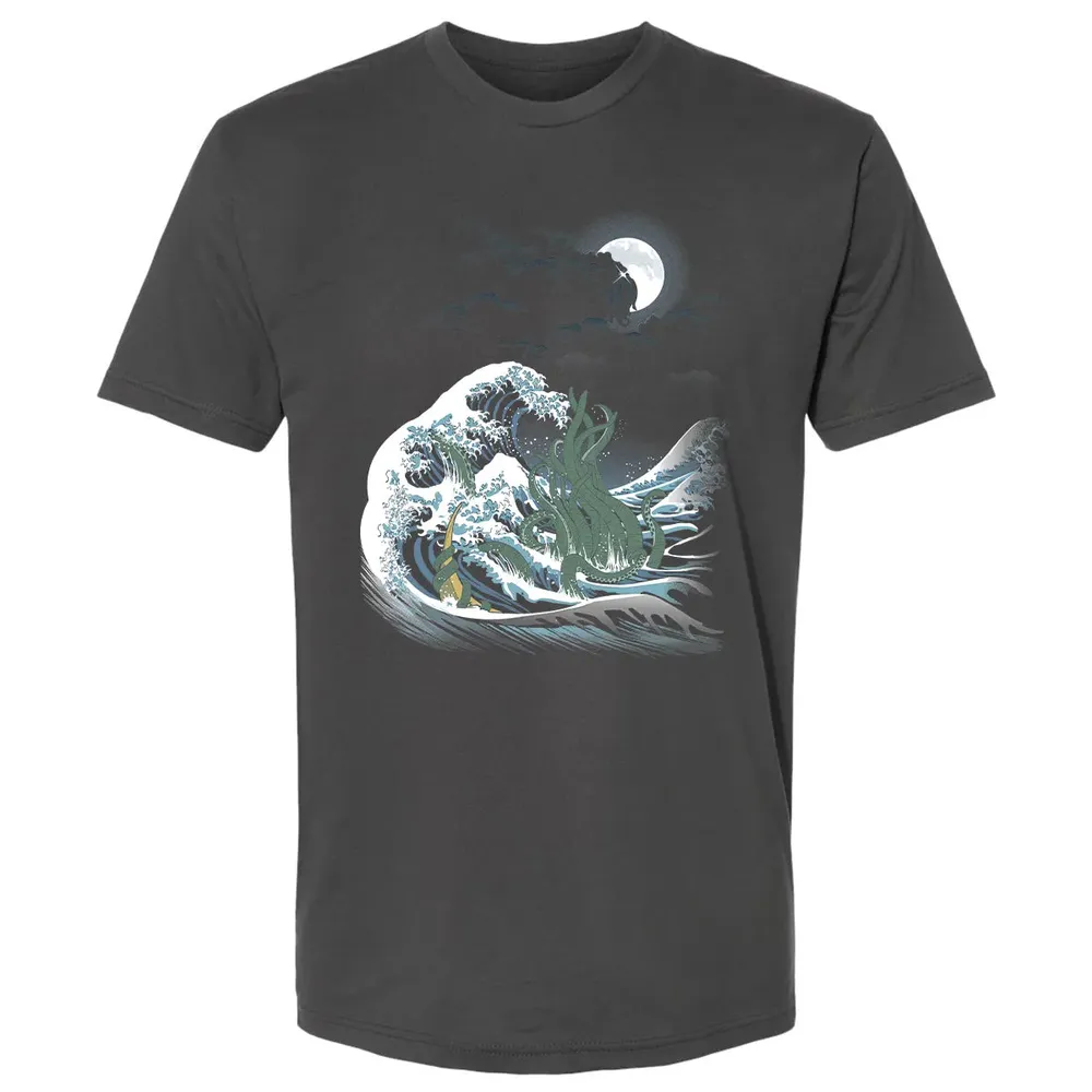 Wave Off R'lyeh Premium Unisex T-shirt - 8