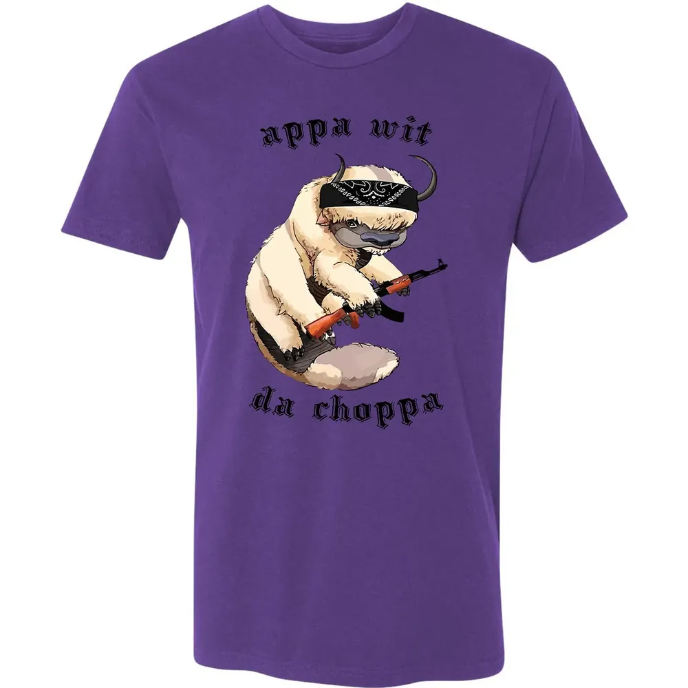 Appa Wit Da Choppa Premium Unisex T-shirt - 7
