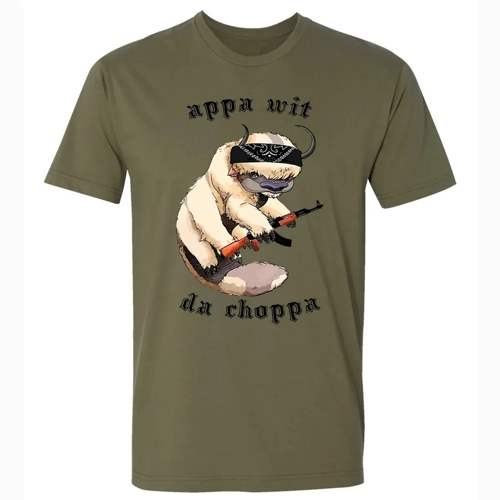 Appa Wit Da Choppa Premium Unisex T-shirt - 5