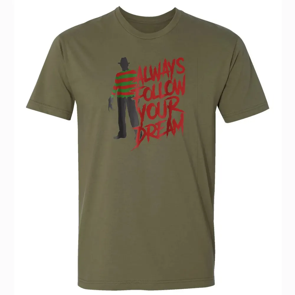 Always Follow Your Dreams Halloween Nightmare Horror Premium Unisex T-shirt - 5