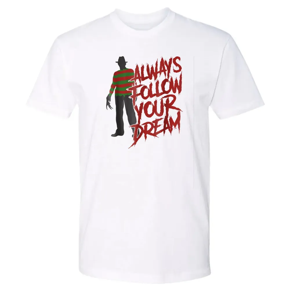 Always Follow Your Dreams Halloween Nightmare Horror Premium Unisex T-shirt - 4