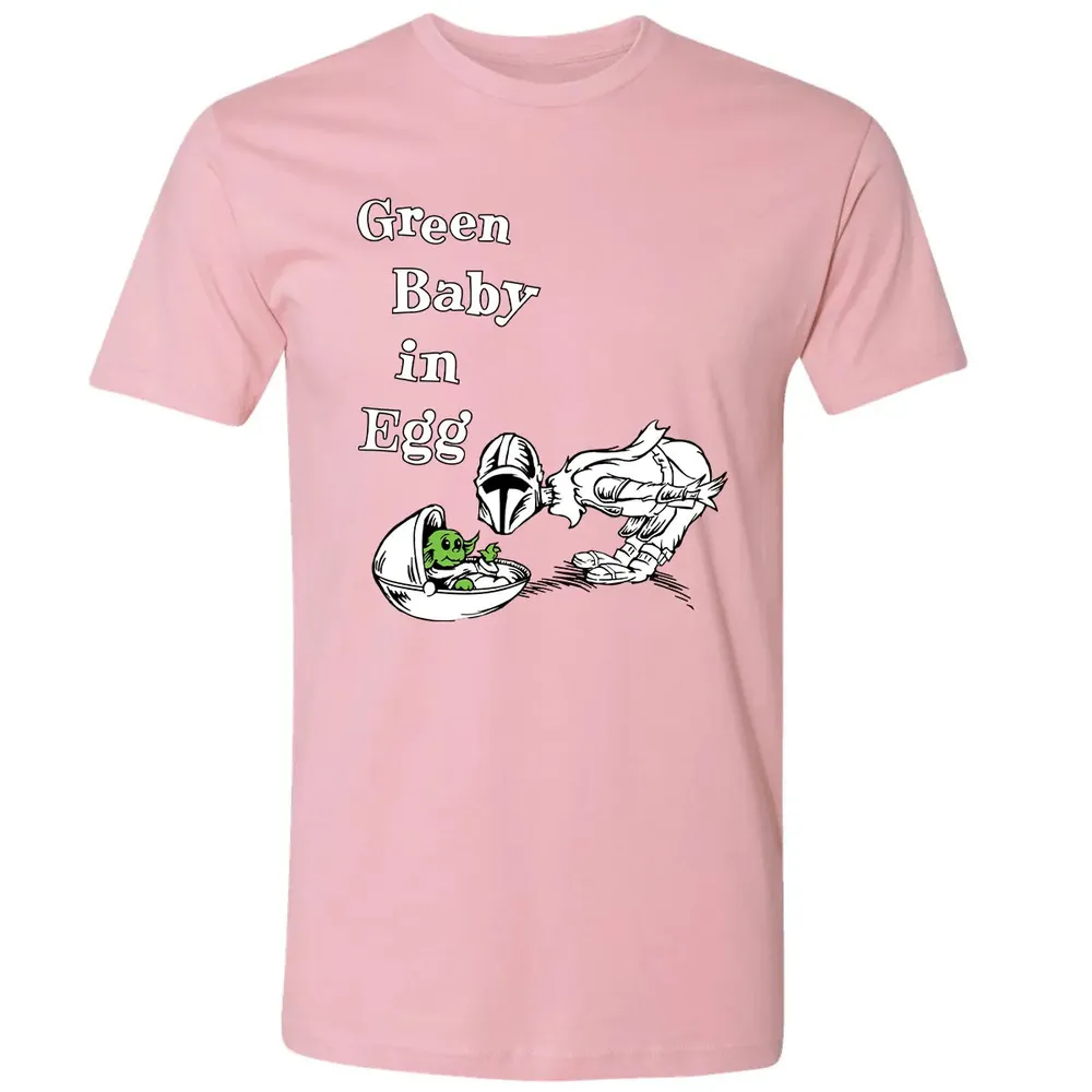 Green Baby in Egg Premium Unisex T-shirt - 3