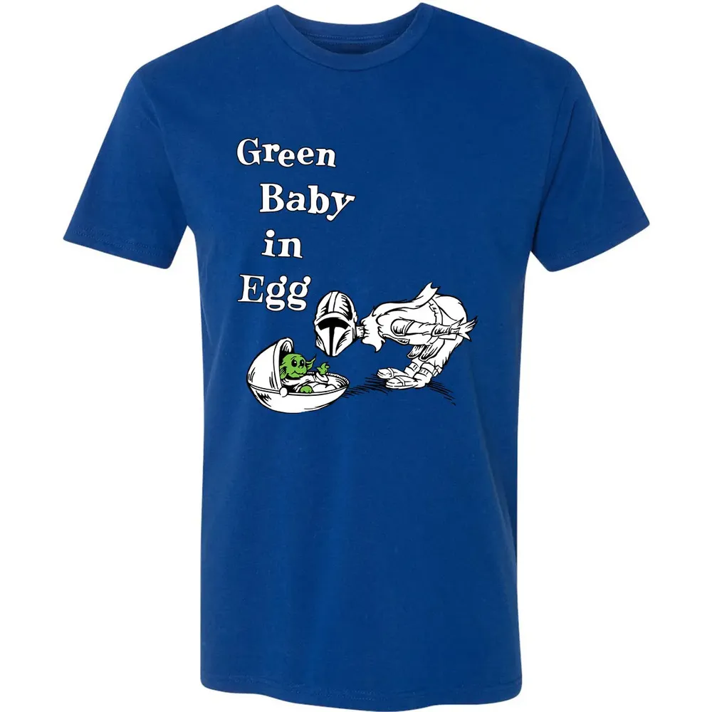 Green Baby in Egg Premium Unisex T-shirt - 10