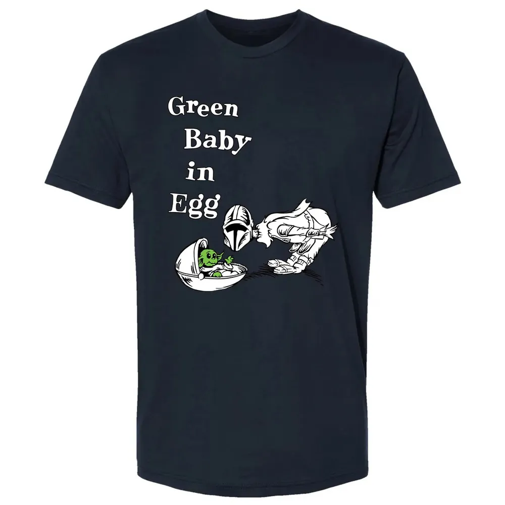 Green Baby in Egg Premium Unisex T-shirt - 13